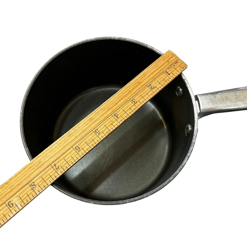Anolon Professional Meyer 3 Quart Hard Anodized Nonstick Saucepan‎ Charcoal Gray